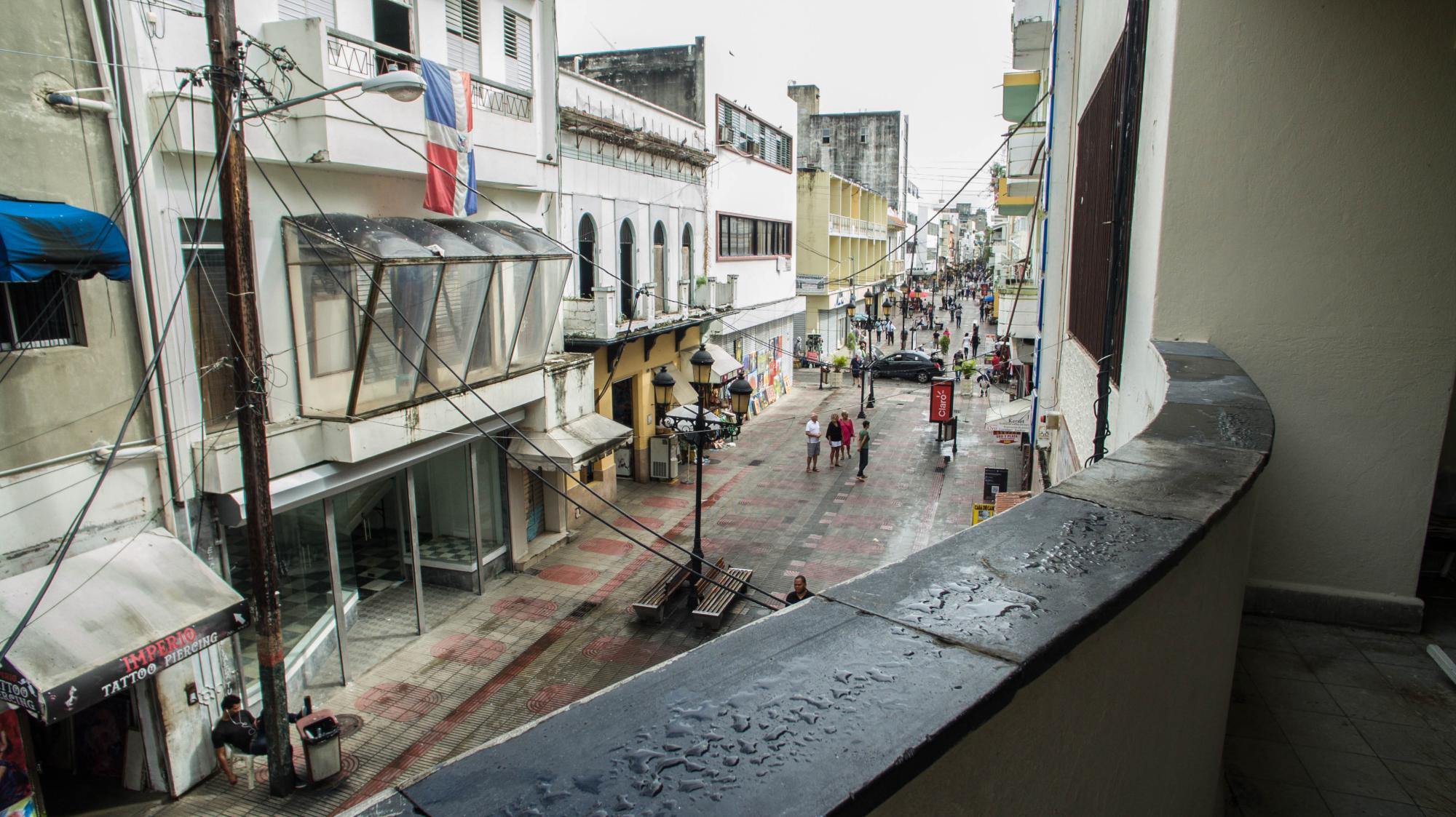 Vista de El Conde desde el balcón del segundo piso.