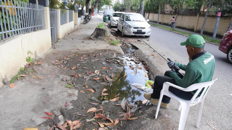 Una acera para los peatones... como jabón  