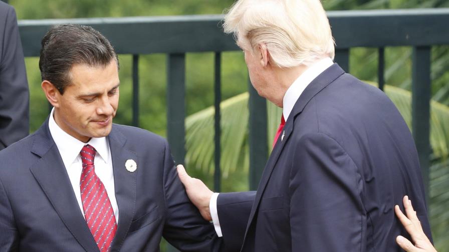 Discusión por el muro con Trump frustra de nueva visita de Peña Nieto