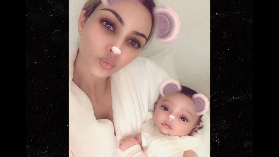 Kim Kardashian, presenta a su hija Chicago West, en Instagram