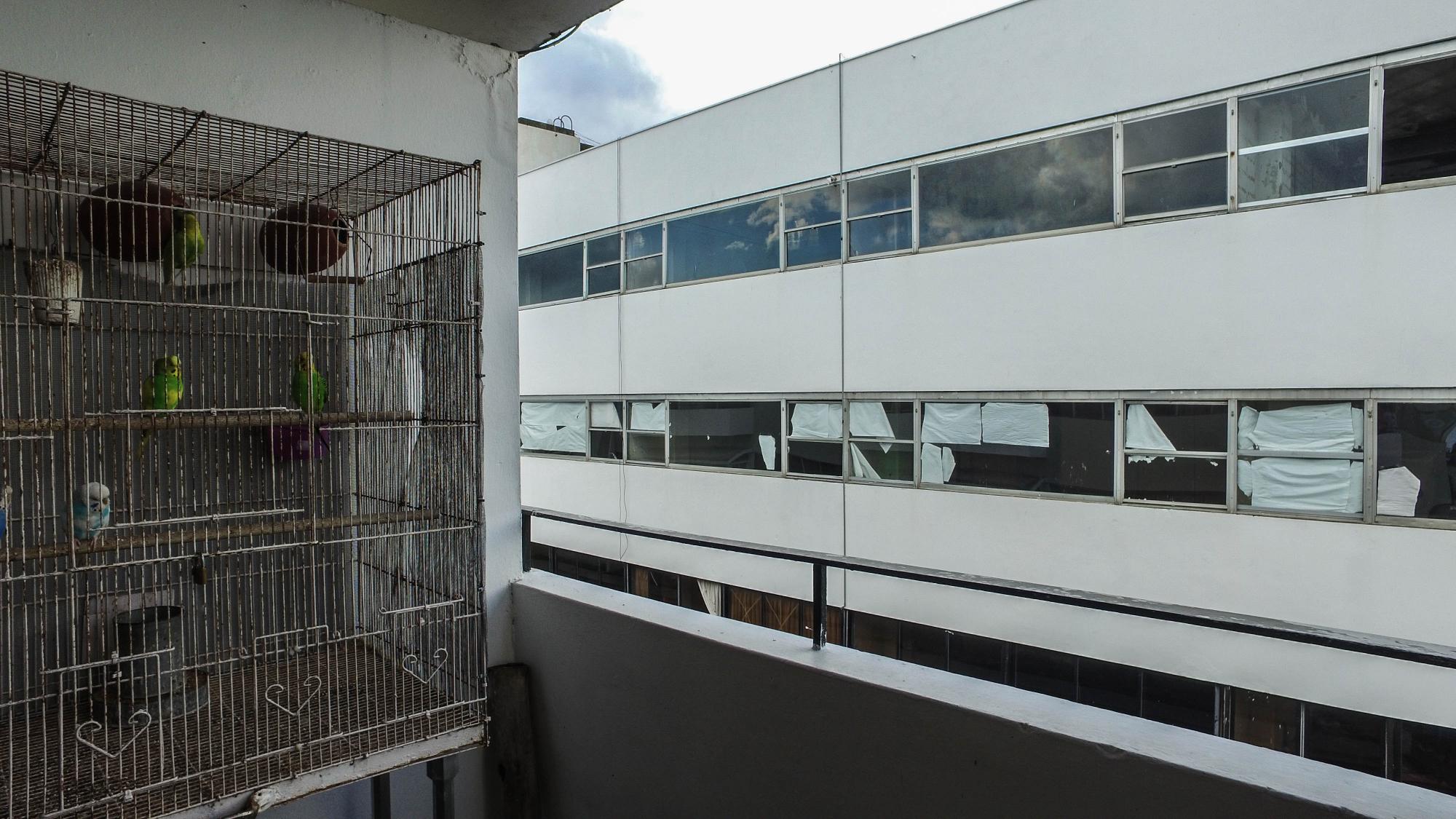 Vista del Copello desde uno de los apartamentos del tercer piso.