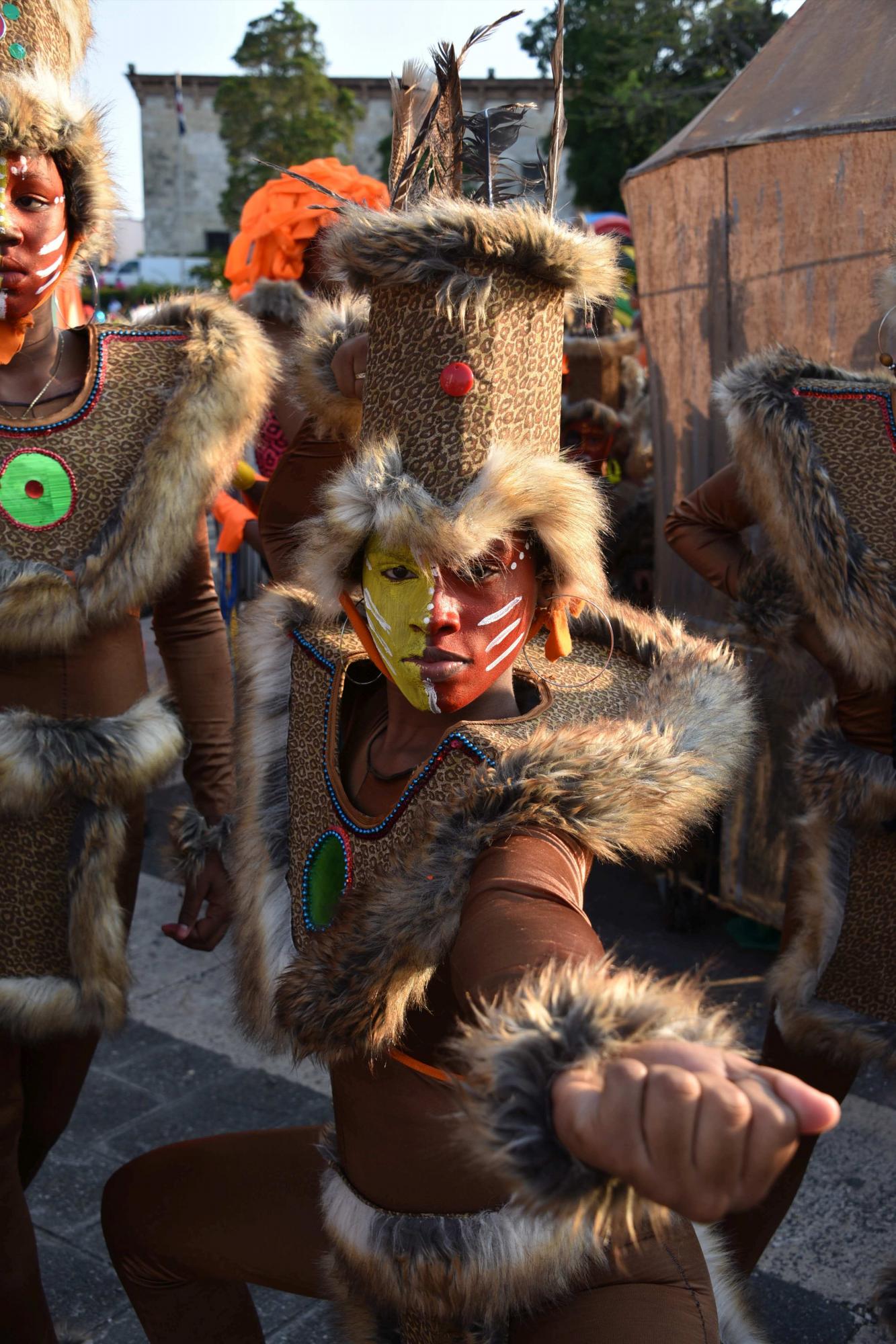 Vista de niños participantes en la Muestra Nacional de Carnaval Infantil 2018. 