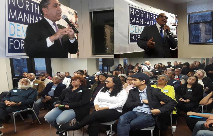Demócratas lanzan reelección de Espaillat  en masiva asamblea en el Alto Manhattan 
