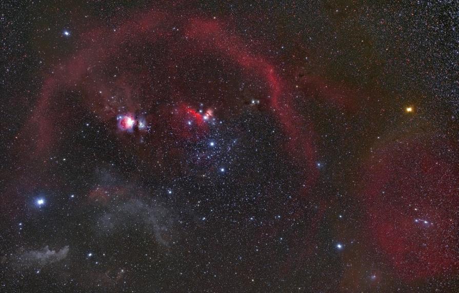 ALMA y otros telescopios descubren la red interna de una guardería estelar