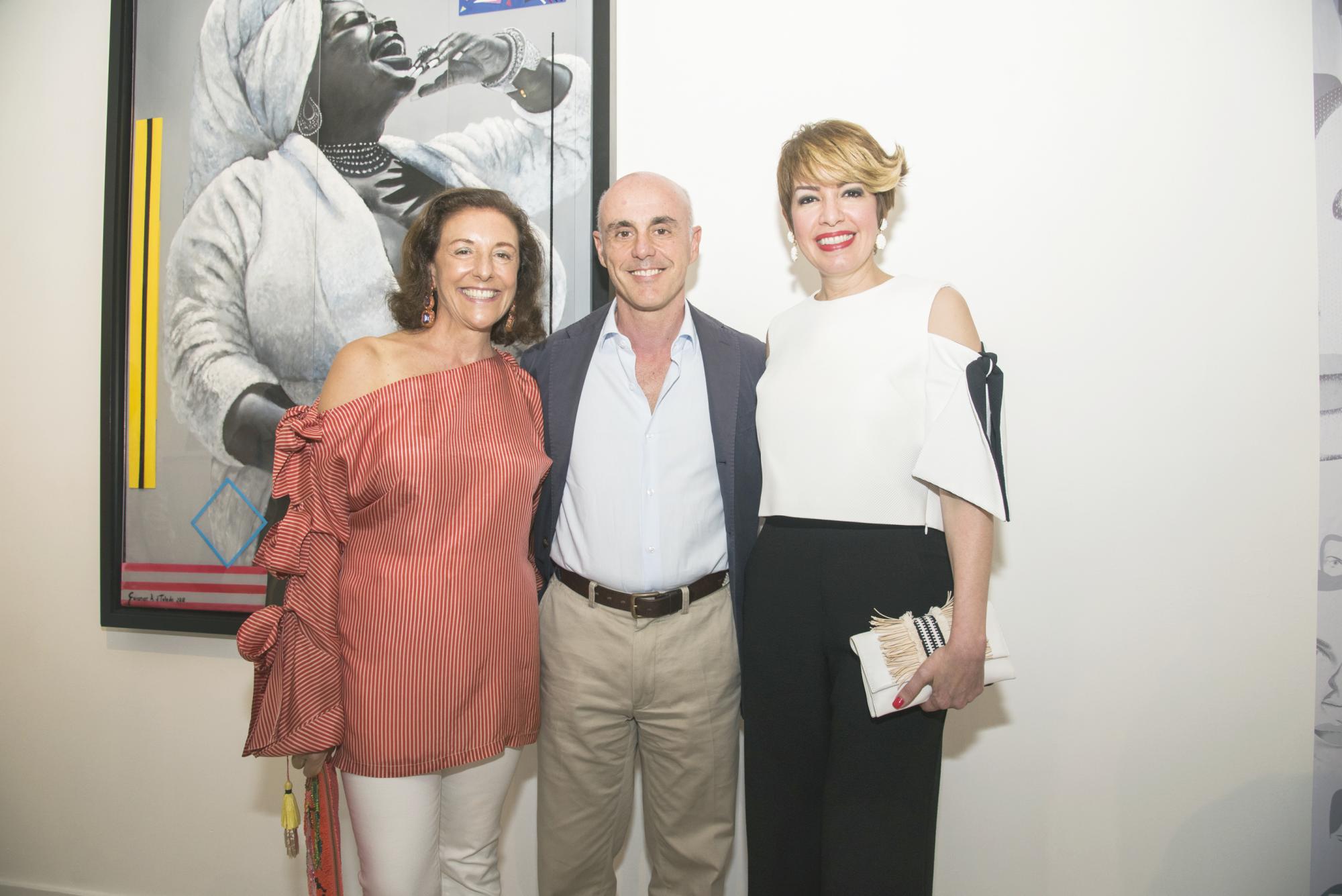 Giomar de Abellán, Alejandro Abellán y Fe María de Aja.