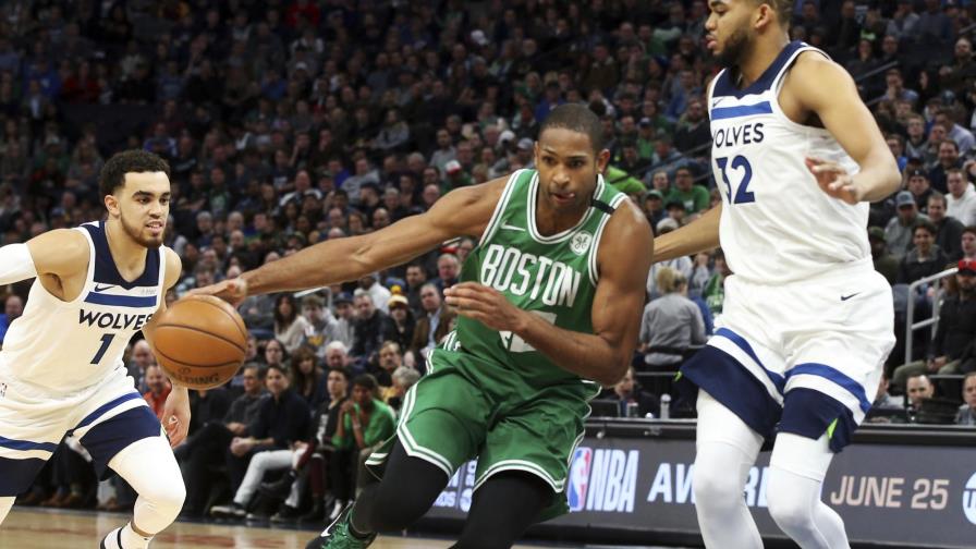 Horford mejor que Towns en triunfo de Boston sobre Minnesota Horford mejor que Towns en triunfo de Boston sobre Minnesota