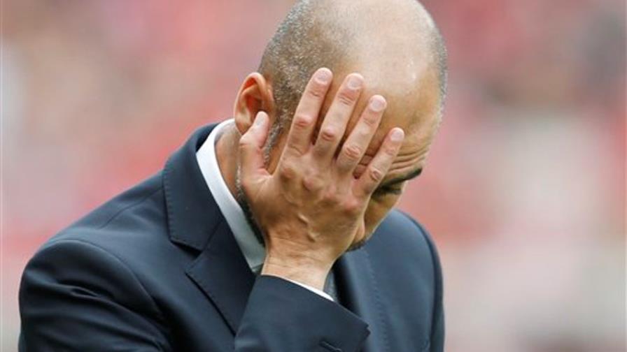 Multa de 20.000 libras a Guardiola por lazo independentista catalán