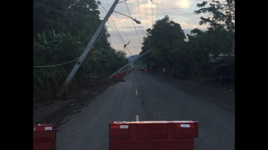 Restablecen tránsito en la carretera Navarrete-Puerto Plata Restablecen tránsito en la carretera Navarrete-Puerto Plata