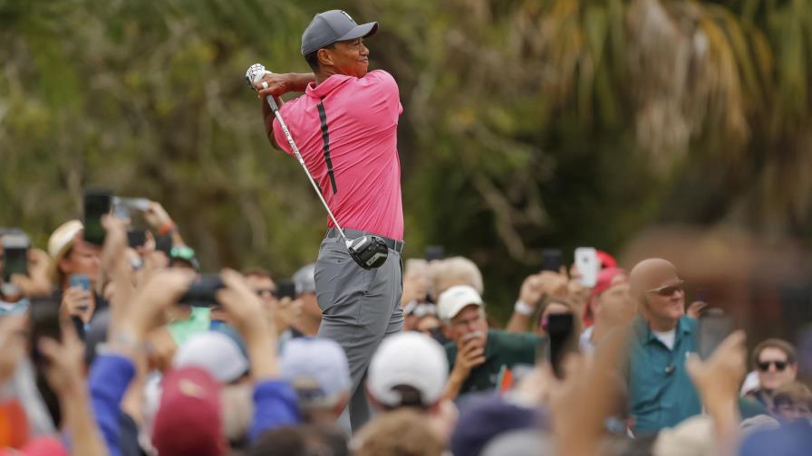 Tiger Woods: A 1 golpe de la punta en Palm Harbor