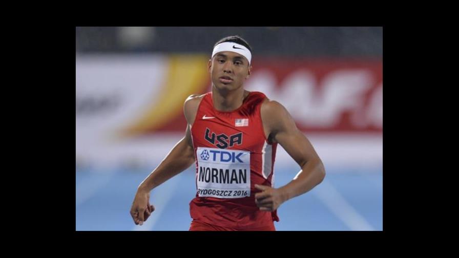 El estadounidense Norman bate el récord mundial de 400 metros bajo techo 