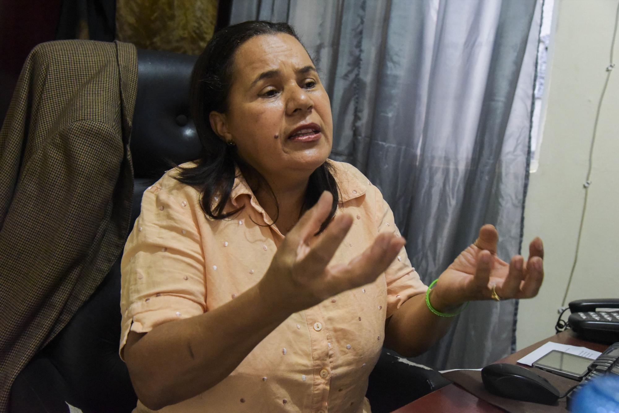 Joselín Melo, presidenta de la Comisión Nacional de Derechos Humanos filial Azua.