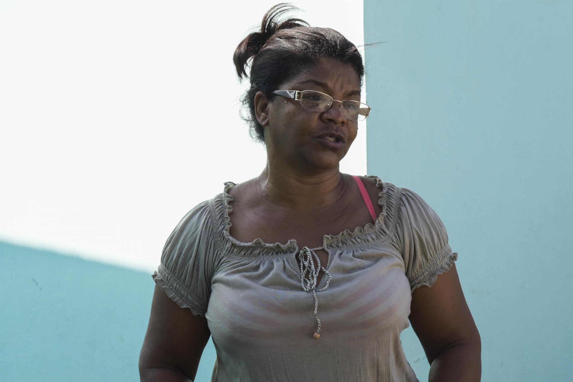 Diana Lora, presidenta Junta de Vecinos Los Toros II. Ella no era damnificada