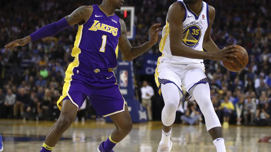 Durant y Warriors pueden con Lakers; Wizards ganan duelo a Celtics 