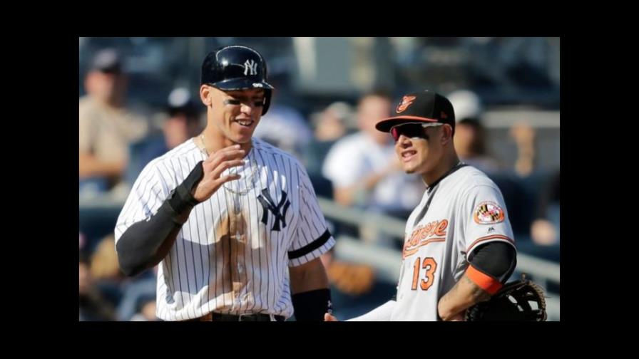  Aaron Judge sobre Manny  Machado: “Le dije que se vería muy bien con el uniforme rayado de los Yanquis” 
