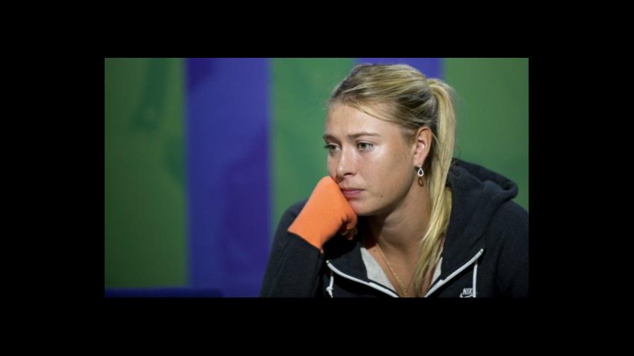 María Sharapova se retira del Abierto de Miami por lesión en el antebrazo