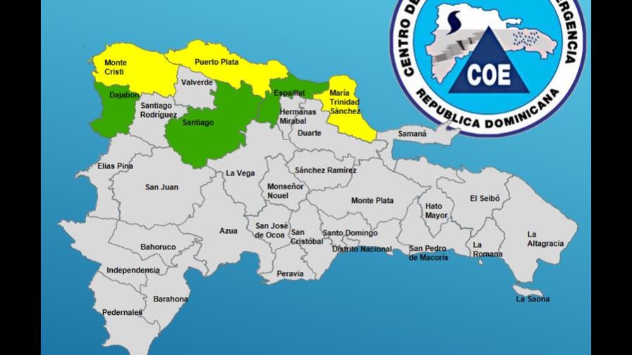  El COE amplía a seis las alertas por posibles lluvias