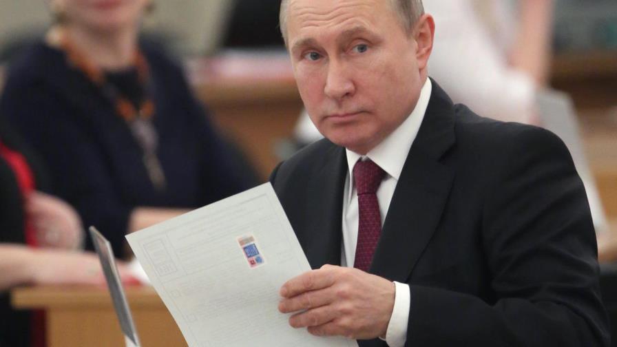 Putin es reelegido con cerca del 72 % de los votos, según primeros resultados