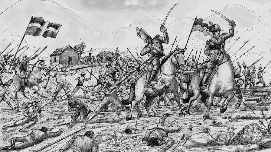  A golpe de machete  dominicanos defendieron la independencia en la Batalla del 19 de Marzo 