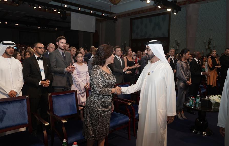 Vicepresidenta participa en Dubái  premiación “mejor maestro del mundo”