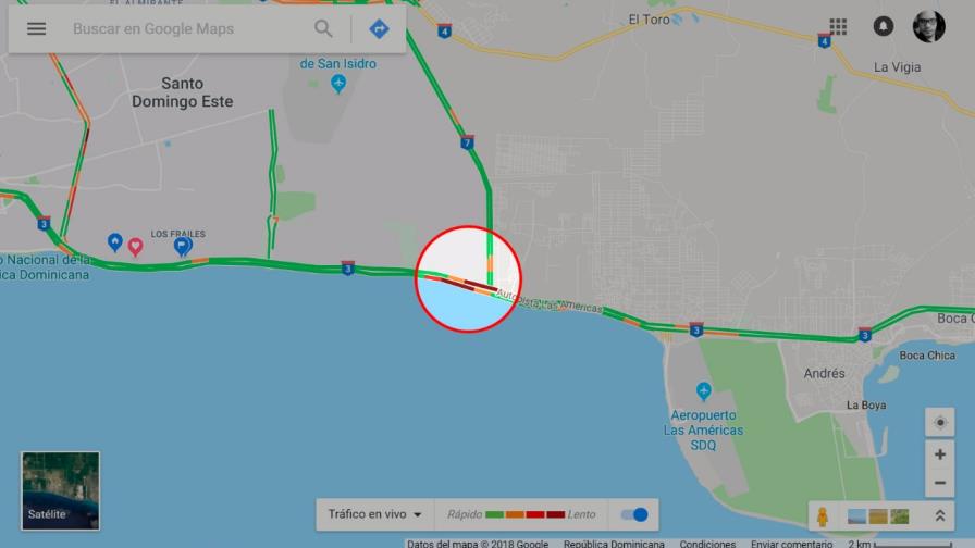 Un muerto y dos heridos en accidente en autopista Las Américas 