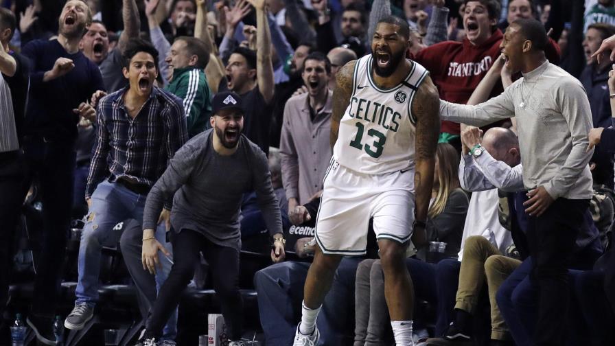 Celtics fulminan al Thunder con triple de Morris