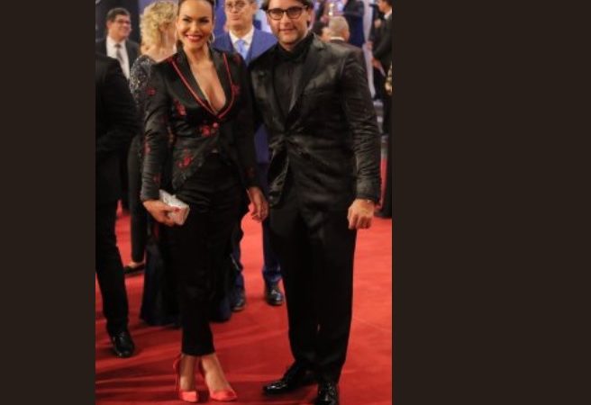 Georgina Duluc junto a su esposo