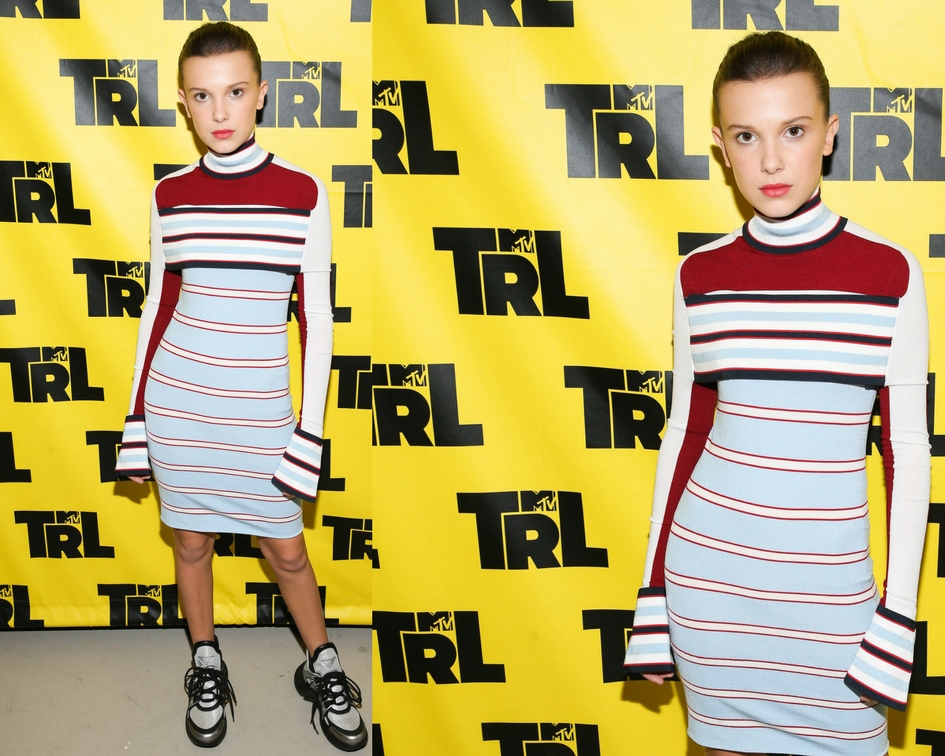 Durante el MTV TRL, en MTV Studios. November 1, 2017. 