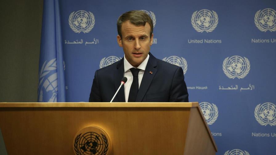 Macron traslada a Nueva York la cumbre contra el cambio climático Macron traslada a Nueva York la cumbre contra el cambio climático