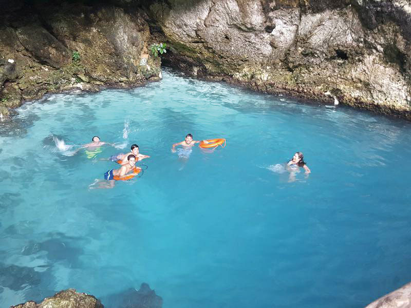 Hoyo azul.