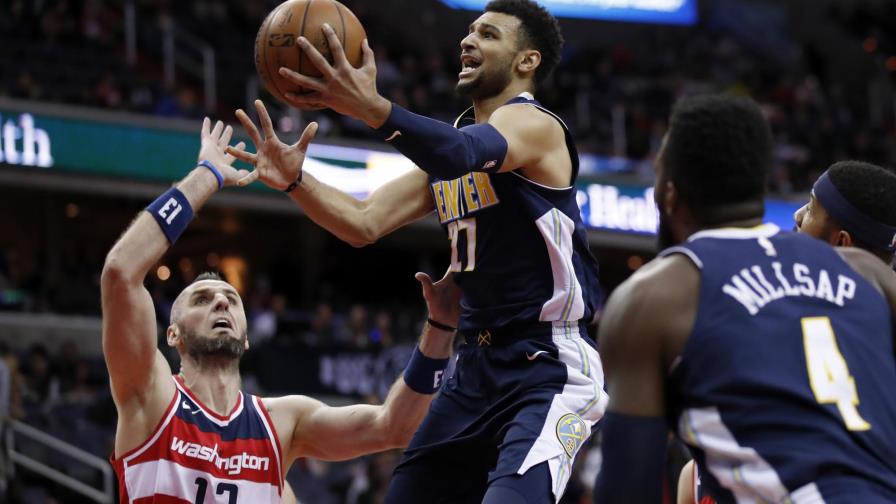 Nuggets vencen a Wizards y siguen aspirando a playoffs Nuggets vencen a Wizards y siguen aspirando a playoffs