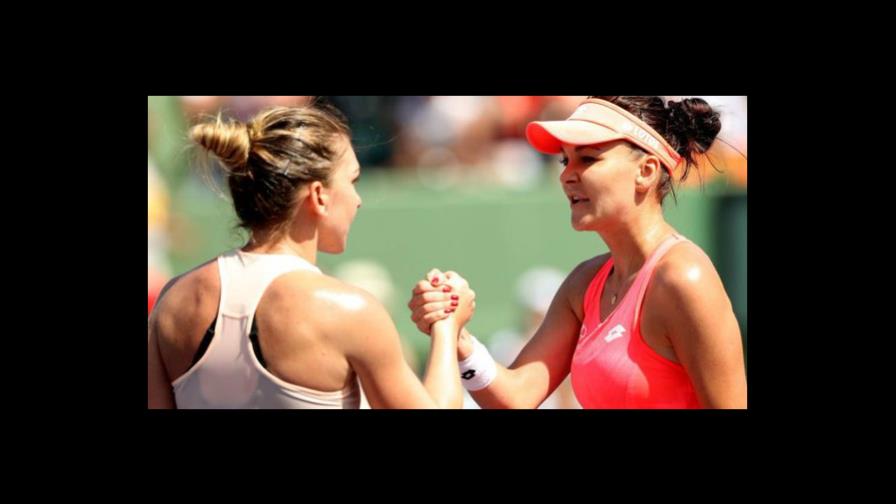 VIDEO: Agnieszka Radwanska elimina en Miami a la número uno del mundo, Simona Halep