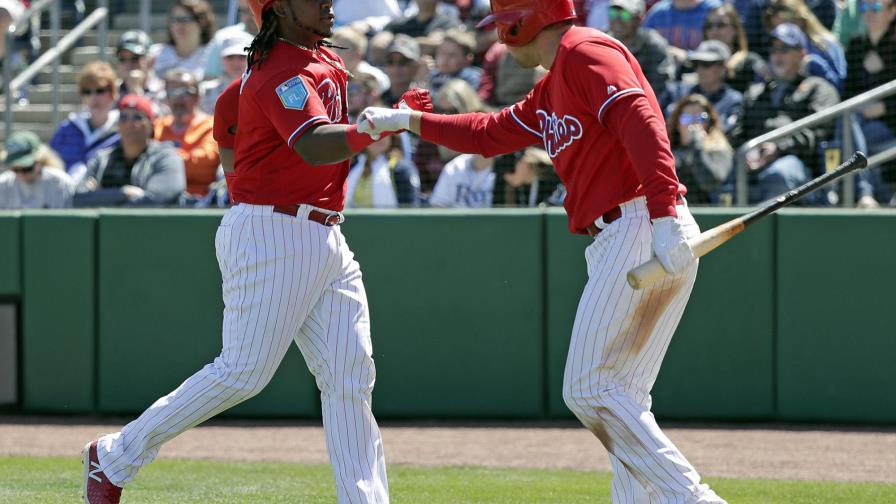 Maikel Franco, jonrón 6; Gómez, HR 3; Ozuna, .345; Adames, .333 Maikel Franco, jonrón 6; Gómez, HR 3; Ozuna, .345; Adames, .333