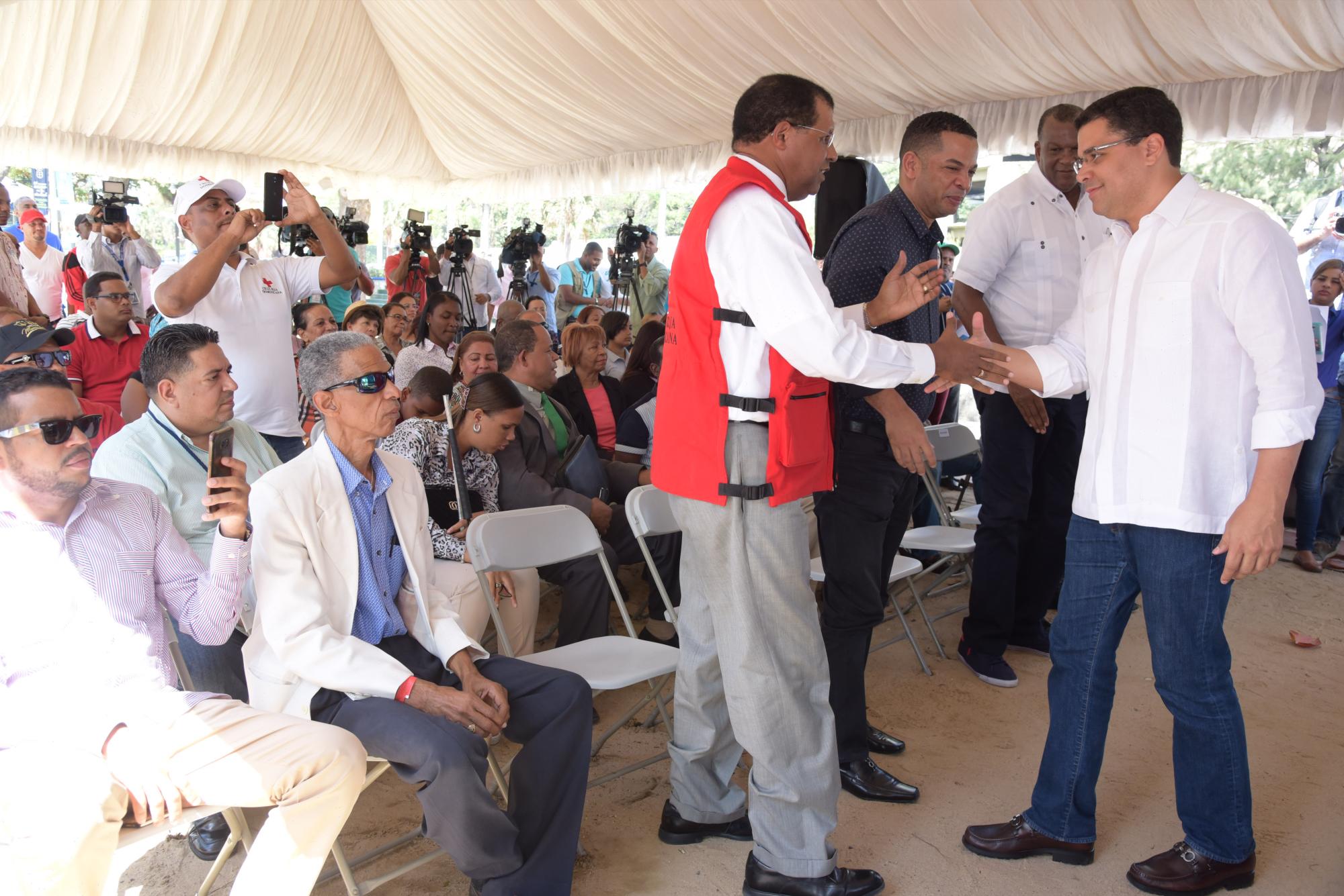 La reuda de prensa fue en Guibia