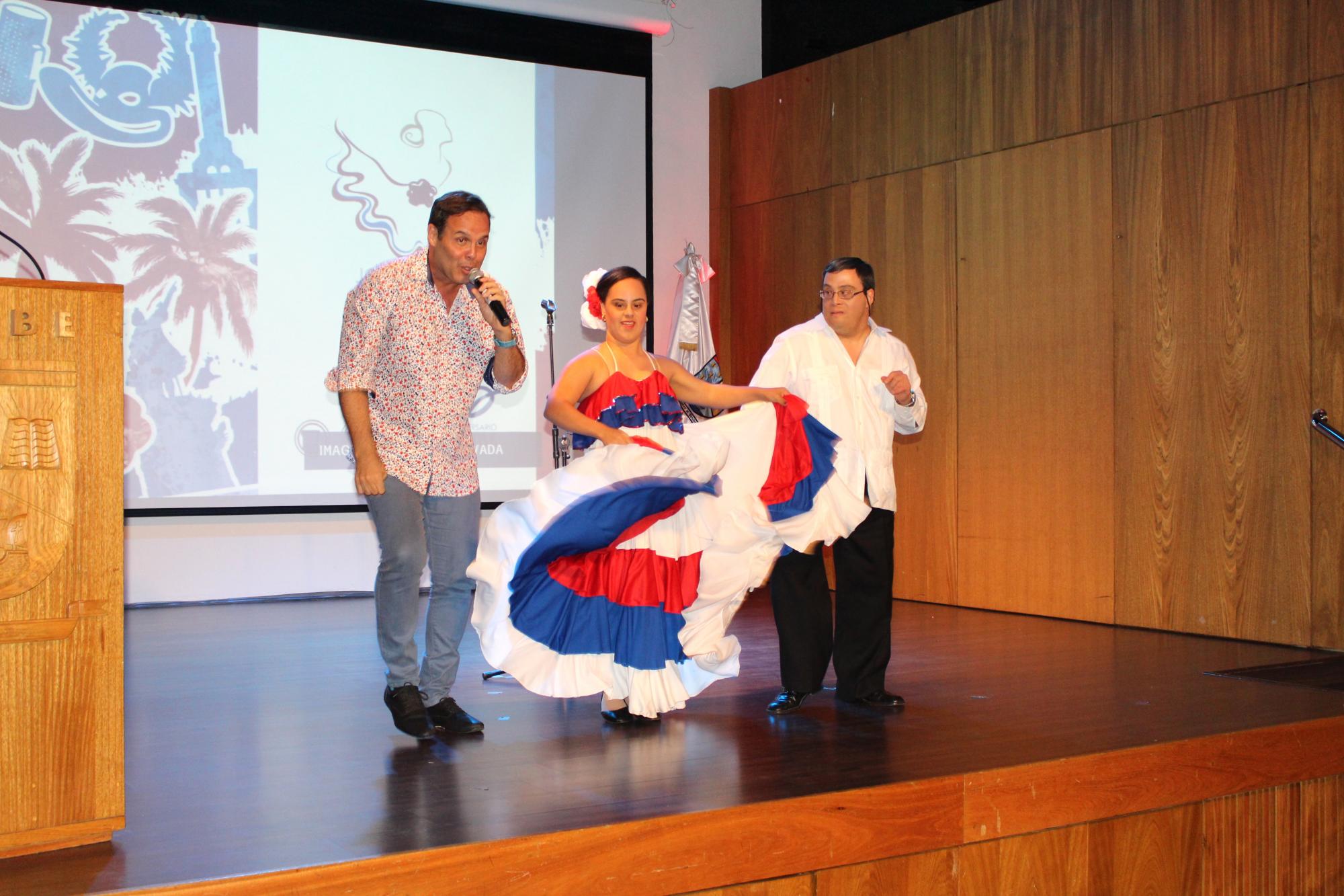 Frank Ceara durante su participación