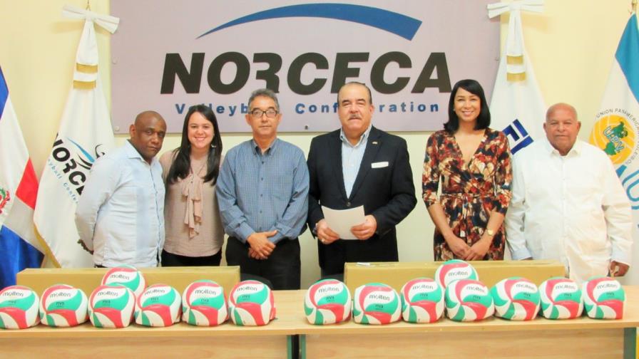 Norceca entrega la utilería para Liga de Voleibol Superior