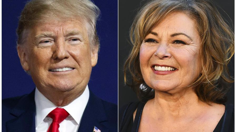 Trump llama a Roseanne Barr, vitorea ratings de su serie