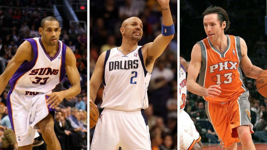 Grant Hill, Jason Kid y Steve Nash, nuevos inmortales.
Steve Nash, Jason Kid y Grant Hill, elegidos al Salón de la Fama