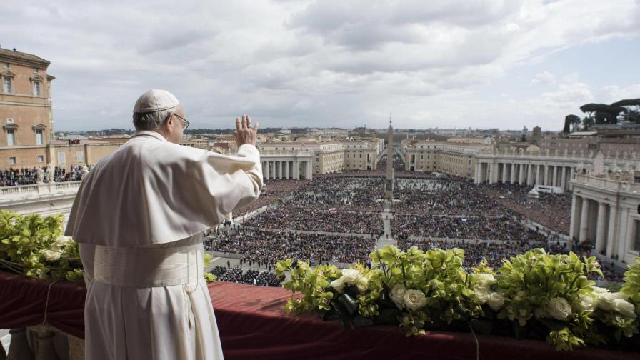 El papa pide solución a la crisis de Venezuela y el fin de la guerra en Siria