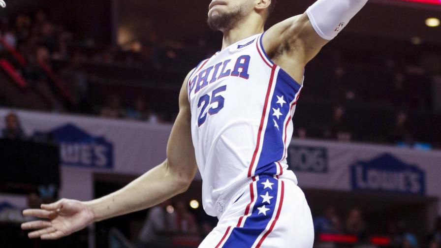 Liderado por Ben Simmons, los 76ers sumaron 36 asistencias en el triunfo sobre los Hornets