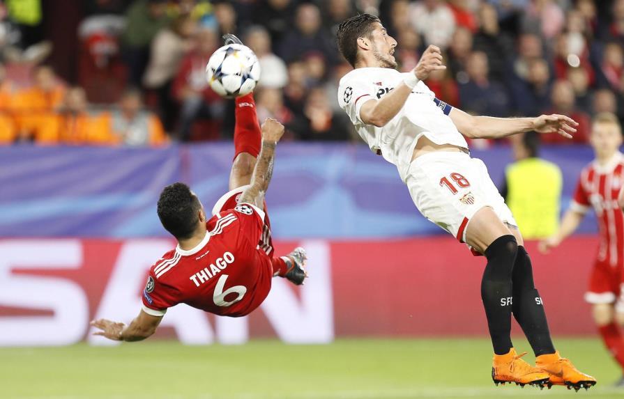 El Bayern Múnich toma ventaja en eliminatoria contra Sevilla