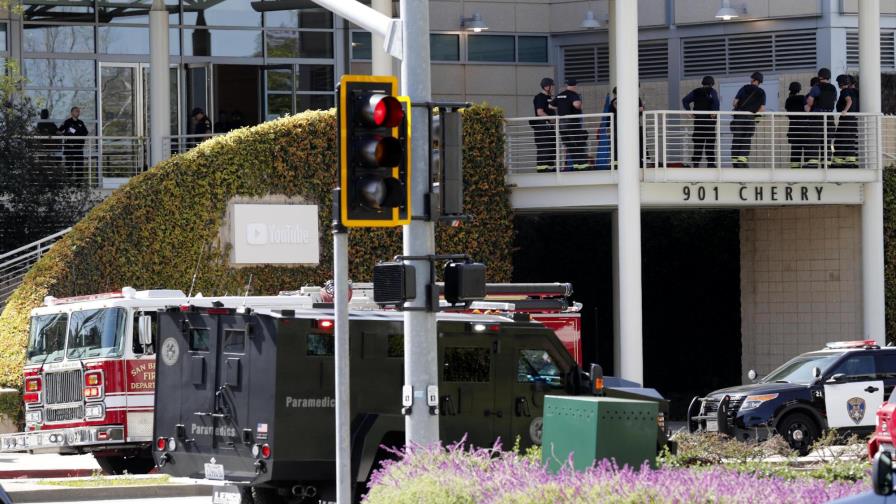  Al menos un muerto y cuatro heridos en un tiroteo en la sede de YouTube