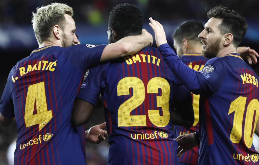 El Barcelona pone un pie y medio en las semifinales de la Liga de Campeones 