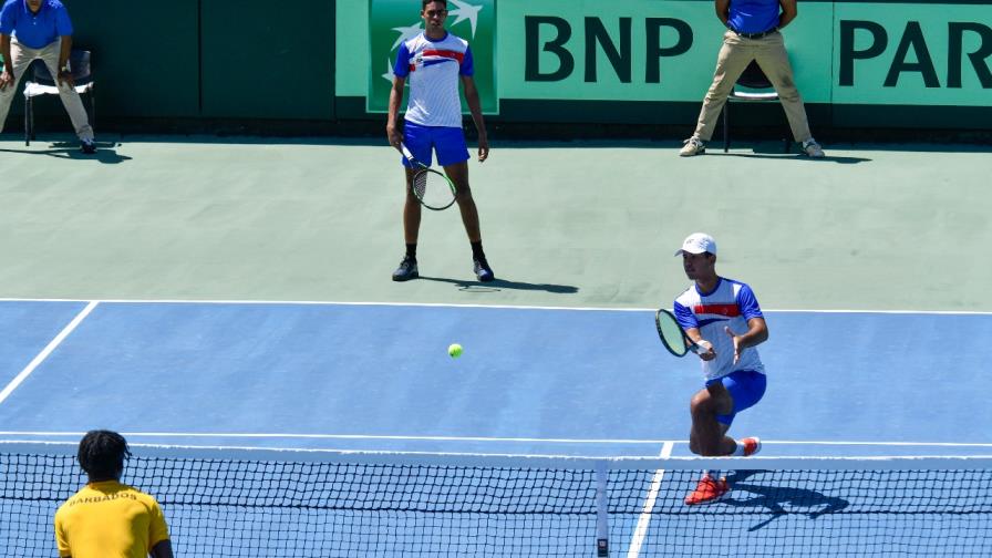 Dominicana barre a Barbados en la Copa Davis; asegura la permanencia en América I
