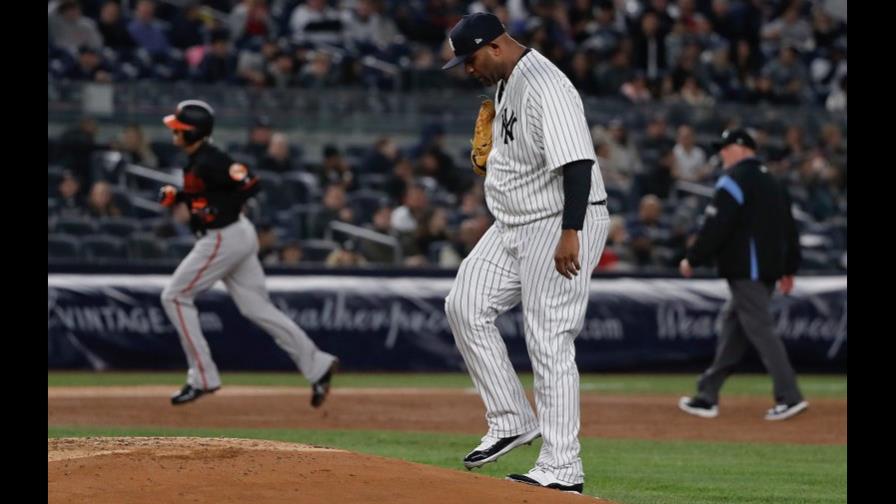 CC Sabathia y Brandon Drury en lista de incapacitados de los Yanquis de Nueva York 