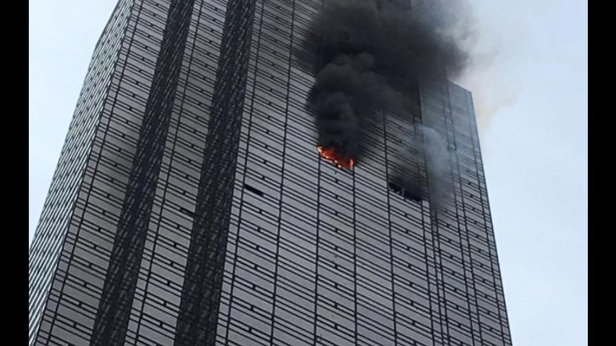 Se declara incendio en la Torre Trump; una persona herida de gravedad