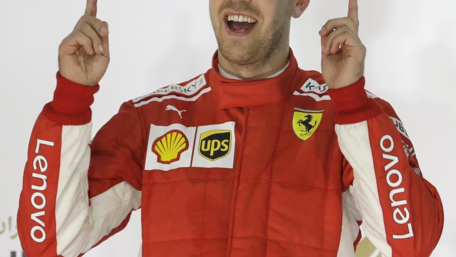 Sebastian Vettel conquista el Gran Premio de Bahréin, pero con apuros Sebastian Vettel conquista el Gran Premio de Bahréin, pero con apuros