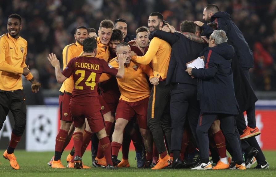 La Roma obra el milagro ante un desconocido Barcelona; avanza a semifinales de la Liga de Campeones