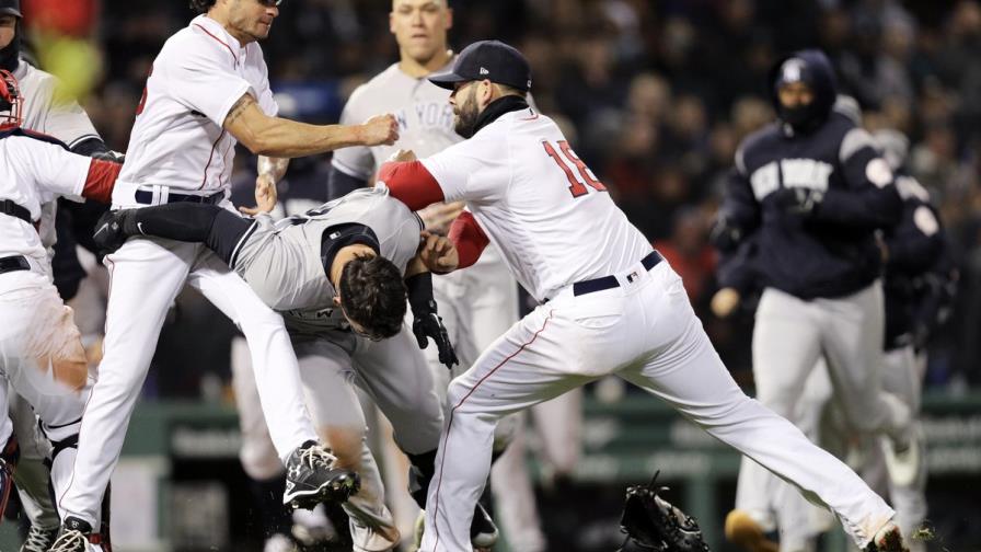 VIDEO: Pelea entre Yanquis y Boston