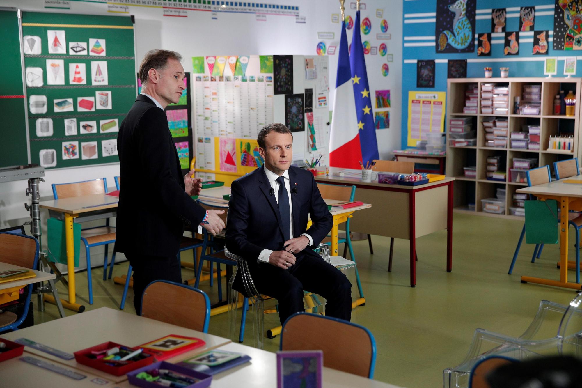 Macron en entrevista 
