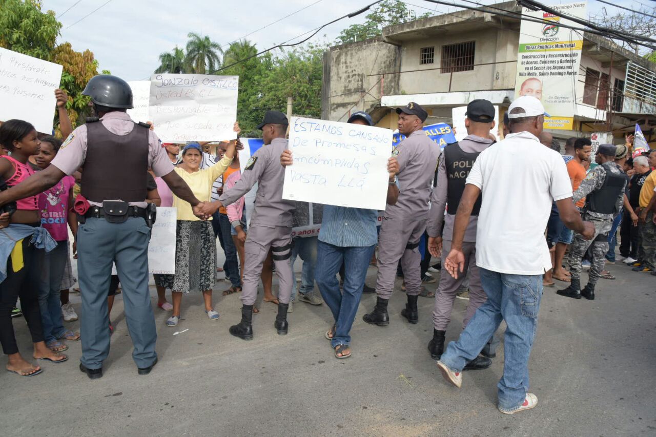 Las protesta fue pacífica.